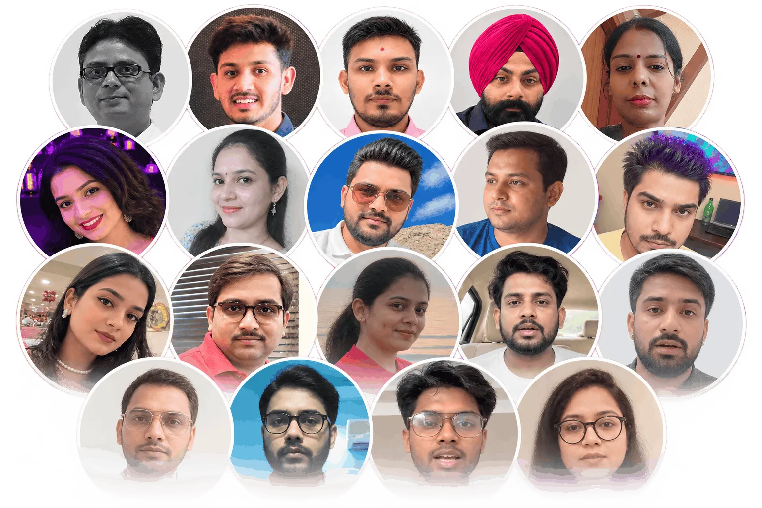 Happy certified UI/UX design students from Skillsterr